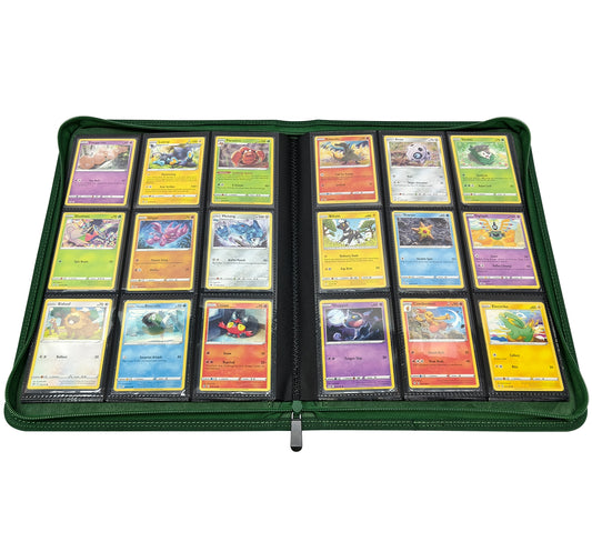 KamiTech Zip Binder 9 Pocket - Green