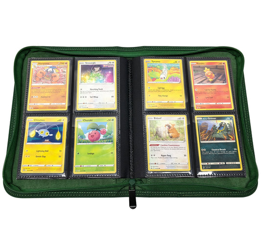 KamiTech Zip Binder 4 Pocket - Green