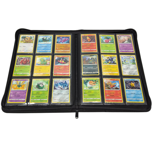 KamiTech Zip Binder 9 Pocket - Black