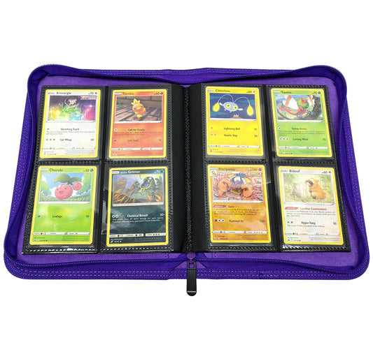 KamiTech Zip Binder 4 Pocket - Purple