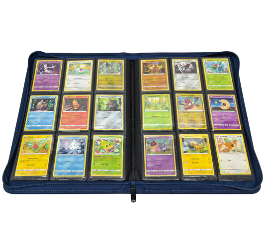 KamiTech Zip Binder 9 Pocket - Blue