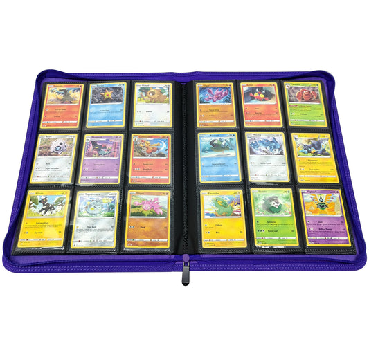 KamiTech Zip Binder 9 Pocket - Purple