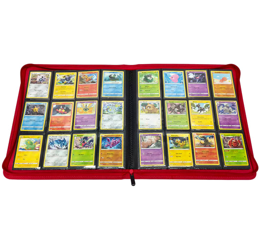 KamiTech Zip Binder 12 Pocket - Red