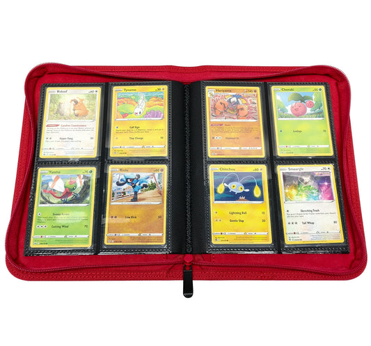 KamiTech Zip Binder 4 Pocket - Red