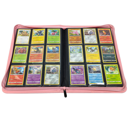 KamiTech Zip Binder 9 Pocket - Pink