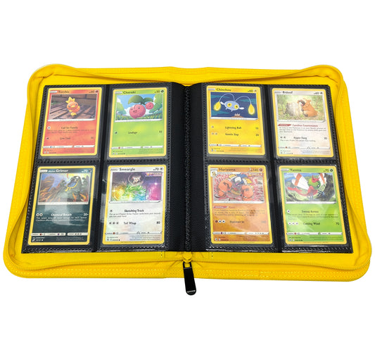 KamiTech Zip Binder 4 Pocket - Yellow