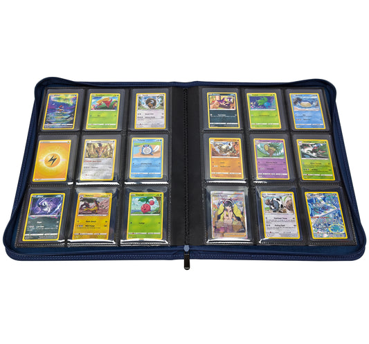 KamiTech Zip Top Loader Binder - Blue