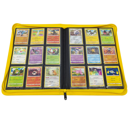 KamiTech Zip Binder 9 Pocket - Yellow