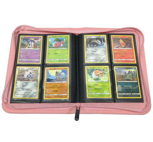 KamiTech Zip Binder 4 Pocket - Pink