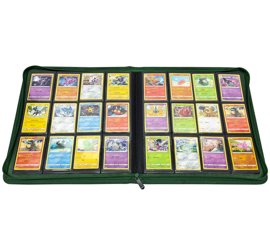 KamiTech Zip Binder 12 Pocket - Green
