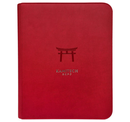 KamiTech Zip Top Loader Binder - Red