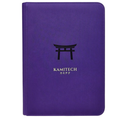 KamiTech Zip Binder 9 Pocket - Purple