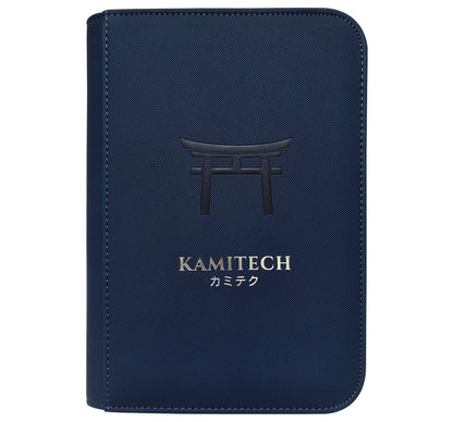 KamiTech Zip Binder 4 Pocket - Blue