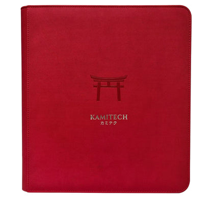 KamiTech Zip Binder 12 Pocket - Red