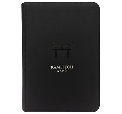 KamiTech Zip Binder 9 Pocket - Black