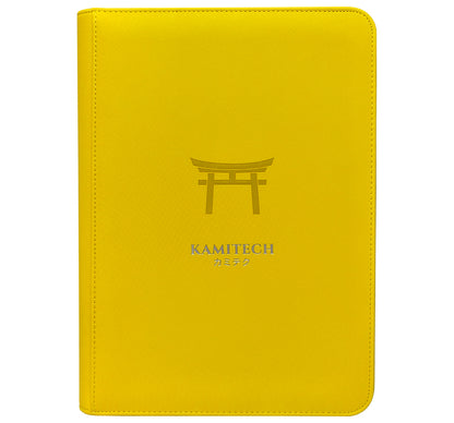 KamiTech Zip Binder 9 Pocket - Yellow