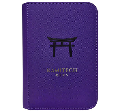 KamiTech Zip Binder 4 Pocket - Purple