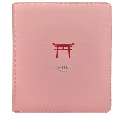 KamiTech Zip Binder 12 Pocket - Pink