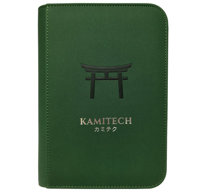 KamiTech Zip Binder 4 Pocket - Green