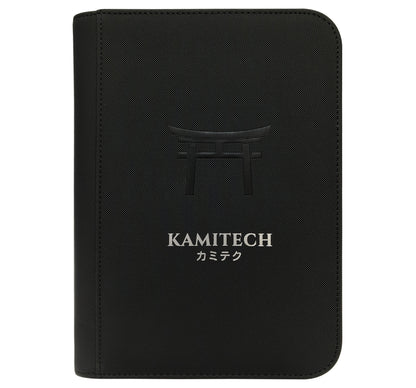 KamiTech Zip Binder 4 Pocket - Black