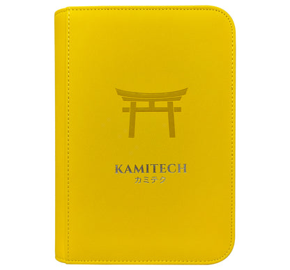 KamiTech Zip Binder 4 Pocket - Yellow