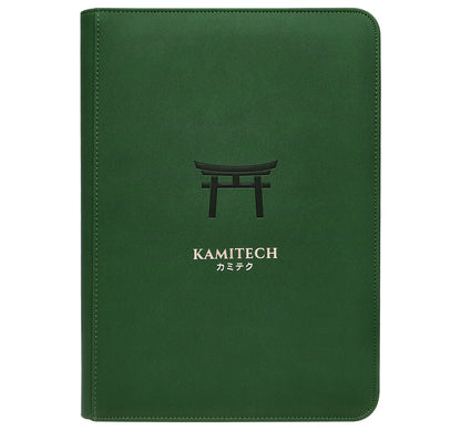 KamiTech Zip Binder 9 Pocket - Green