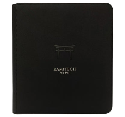 KamiTech Zip Binder 12 Pocket - Black