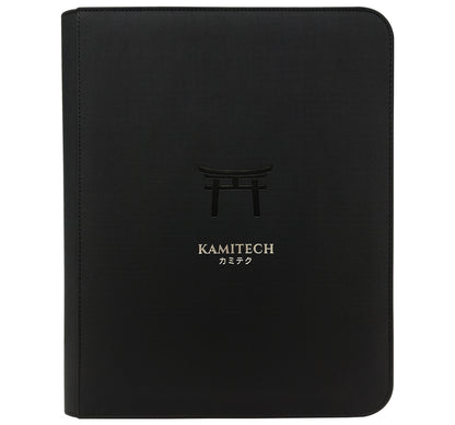 KamiTech Zip Top Loader Binder - Black