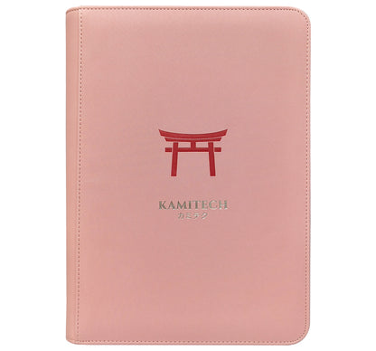 KamiTech Zip Binder 9 Pocket - Pink