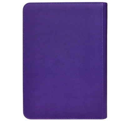 KamiTech Zip Binder 9 Pocket - Purple