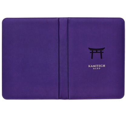 KamiTech Zip Binder 9 Pocket - Purple