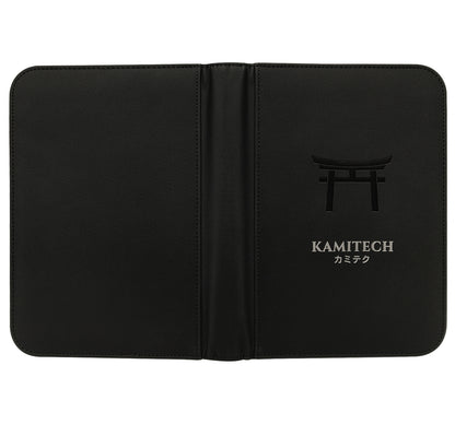 KamiTech Zip Binder 4 Pocket - Black