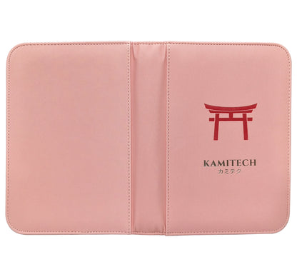 KamiTech Zip Binder 4 Pocket - Pink