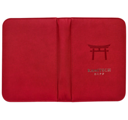 KamiTech Zip Binder 4 Pocket - Red