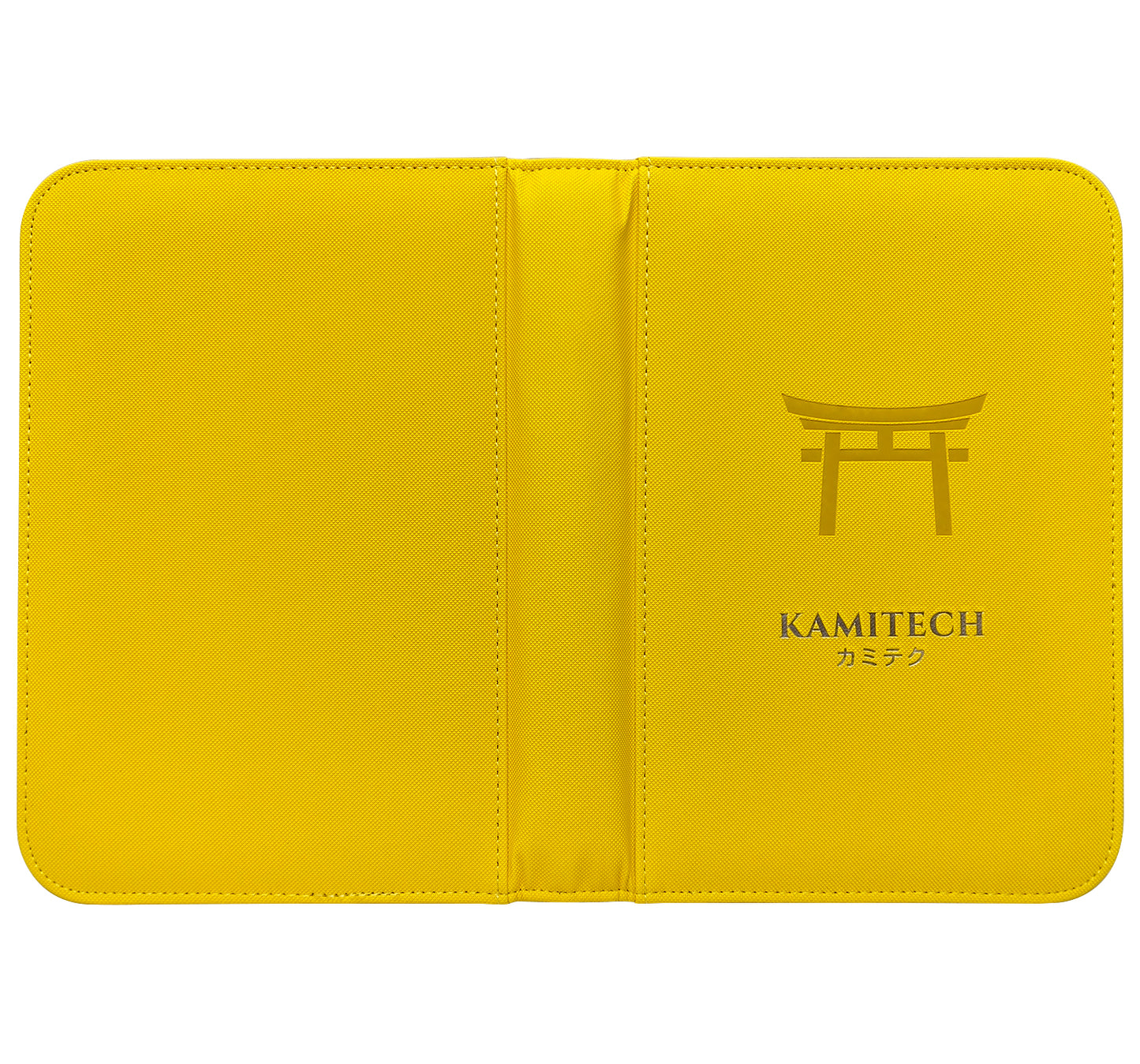 KamiTech Zip Binder 4 Pocket - Yellow