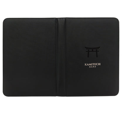 KamiTech Zip Binder 9 Pocket - Black