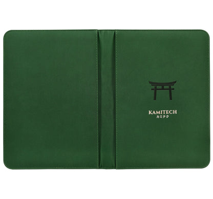 KamiTech Zip Binder 9 Pocket - Green