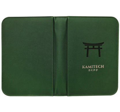 KamiTech Zip Binder 4 Pocket - Green