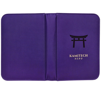 KamiTech Zip Binder 4 Pocket - Purple