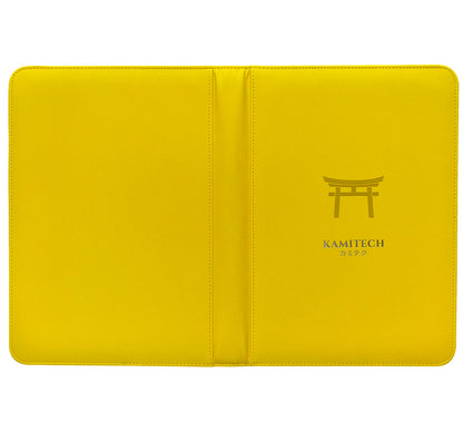 KamiTech Zip Binder 9 Pocket - Yellow