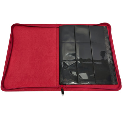 KamiTech Zip Binder 9 Pocket - Red