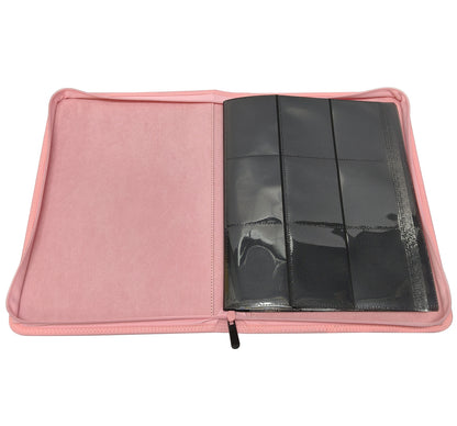 KamiTech Zip Binder 9 Pocket - Pink