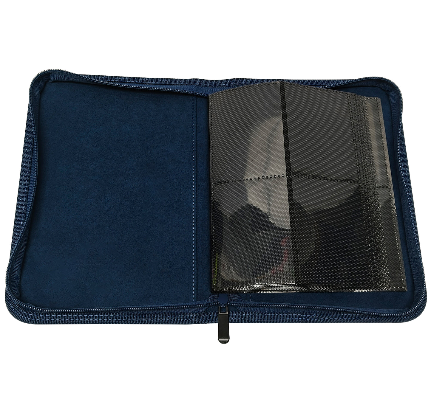 KamiTech Zip Binder 4 Pocket - Blue