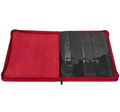 KamiTech Zip Binder 12 Pocket - Red