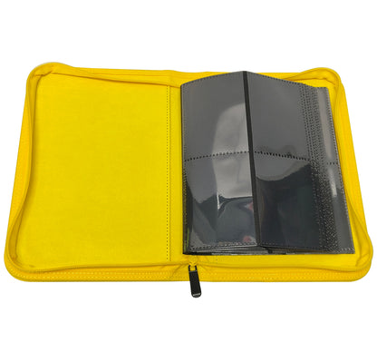 KamiTech Zip Binder 4 Pocket - Yellow