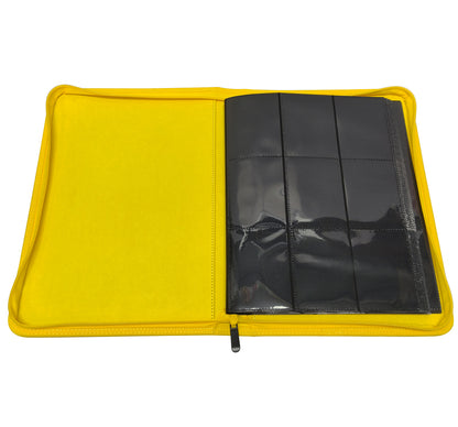 KamiTech Zip Binder 9 Pocket - Yellow