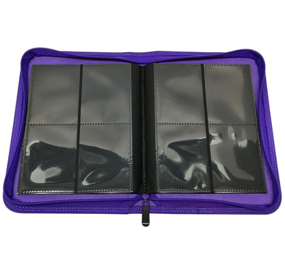 KamiTech Zip Binder 4 Pocket - Purple