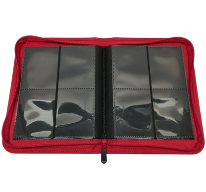 KamiTech Zip Binder 4 Pocket - Red