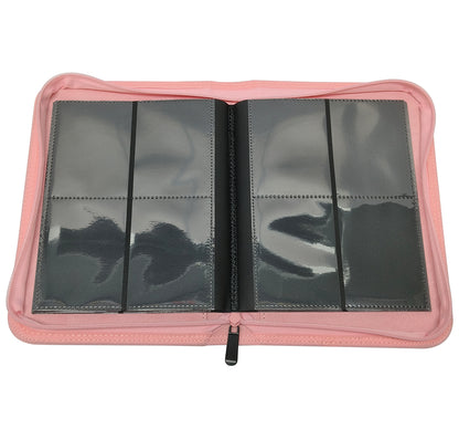 KamiTech Zip Binder 4 Pocket - Pink