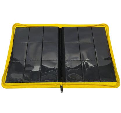 KamiTech Zip Binder 9 Pocket - Yellow
